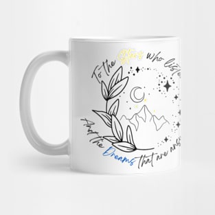 "To the Stars Who Listen" ACOTAR Inspired T-Shirt - Feyre Rhysand Book Lover Gift Mug